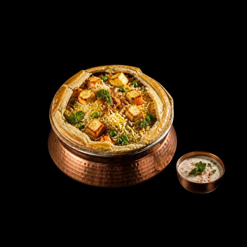 Non-Veg Mains, Biryani & Breads — representative menu illustration